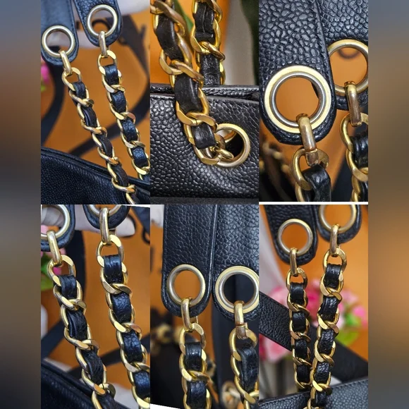 Chanel Caviar Leather Shoulder Bag - Picture 6 of 16